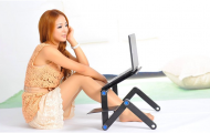 Składane krzesło na laptopa